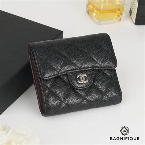 chanel tri fold short wallet